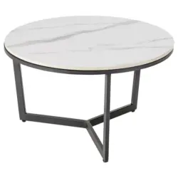 Couchtisch in Metall, Keramik 70/38/70 cm
