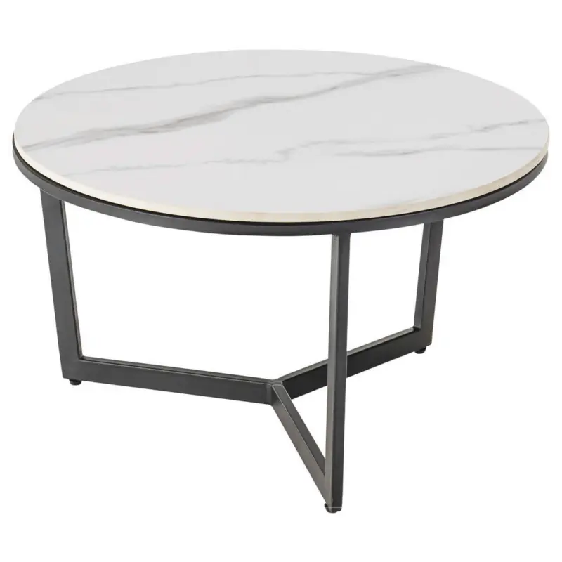 Couchtisch in Metall, Keramik 70/38/70 cm
