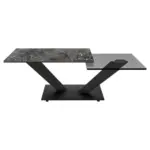 XXXLutz Lauterach - Ihr M&ouml;belhaus bei Bregenz Couchtisch in Metall, Glas, Keramik 84-129/106/40 cm