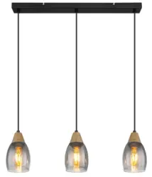H&auml;ngeleuchte Reid Grau/Schwarz max. 15 Watt