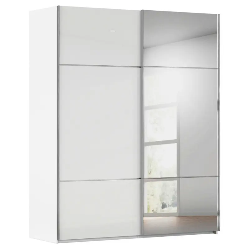 Schwebet&uuml;renschrank in Wei&szlig;