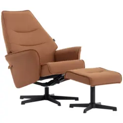 Relaxsesselset in Textil Currygelb