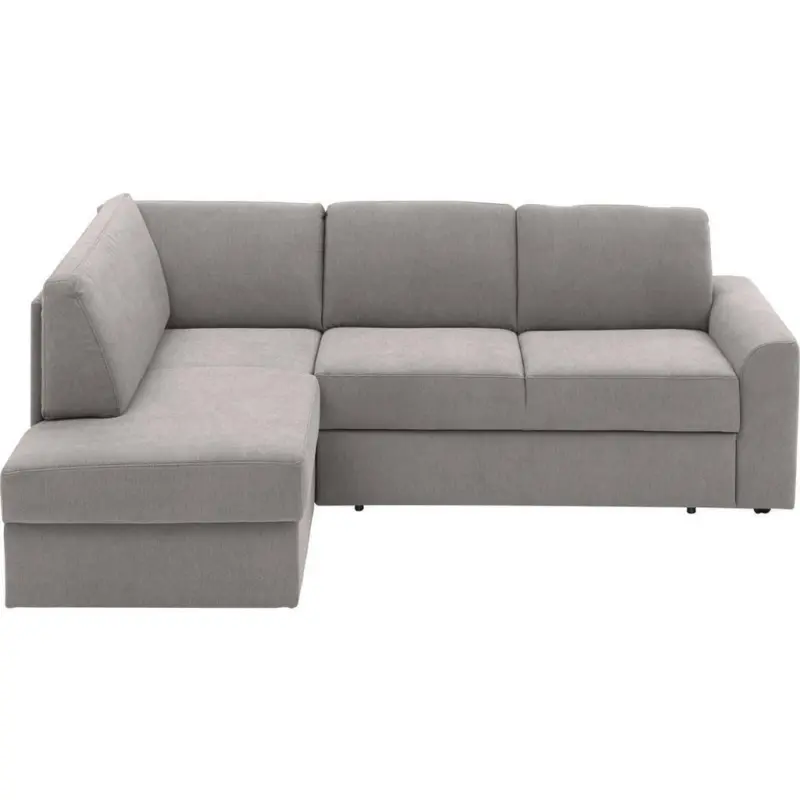 Ecksofa in Webstoff Grau