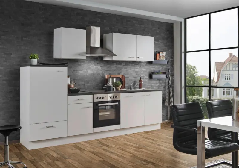 K&uuml;chenblock White-Classic Wei&szlig; B: ca. 280 cm