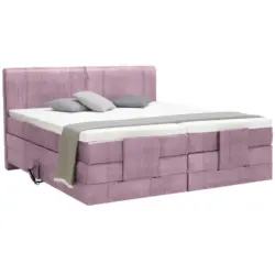 Boxspringbett 180/200 cm in Lila