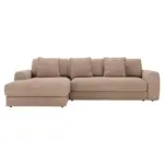 XXXLutz Lauterach - Ihr M&ouml;belhaus bei Bregenz Ecksofa in Cord Hellbraun 190/310 cm