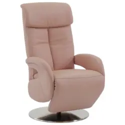 Relaxsessel in Leder Cappuccino