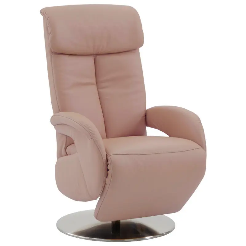 Relaxsessel in Leder Cappuccino