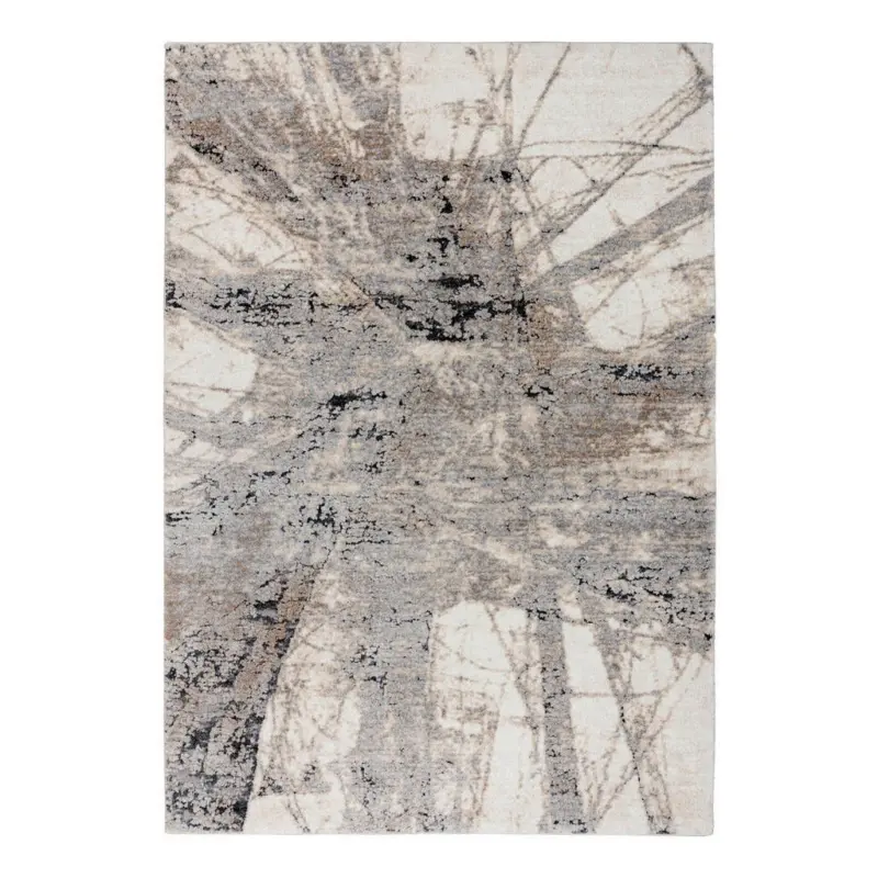 Flachwebeteppich 200/290 cm Grau