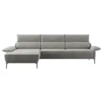 XXXLutz Lauterach - Ihr M&ouml;belhaus bei Bregenz Ecksofa in Boucl&eacute; Grau 186/330 cm
