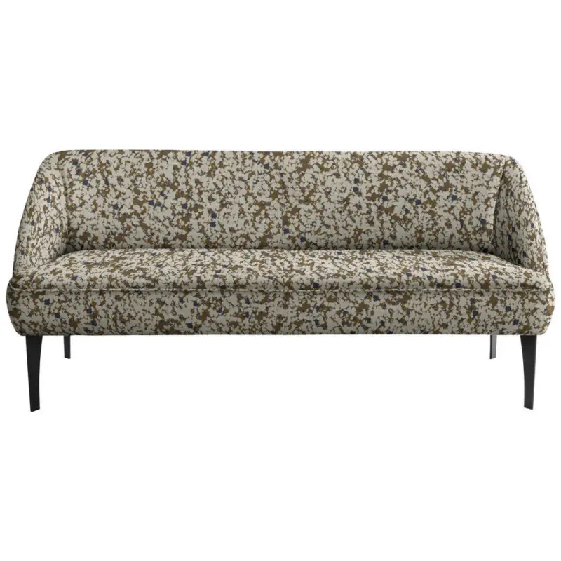 Sitzbank in Textil Blau, Multicolor, Beige