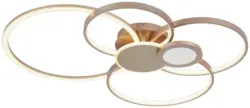 LED-Deckenleuchte Genial Cappucinofarben max. 40 Watt Deckenlampe