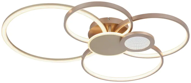 LED-Deckenleuchte Genial Cappucinofarben max. 40 Watt Deckenlampe