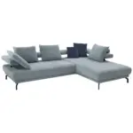 XXXLutz Lauterach - Ihr M&ouml;belhaus bei Bregenz Ecksofa Fino in Chenille Hellblau 305/224 cm