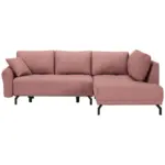 XXXLutz Lauterach - Ihr M&ouml;belhaus bei Bregenz Ecksofa in Webstoff Altrosa 250/191 cm