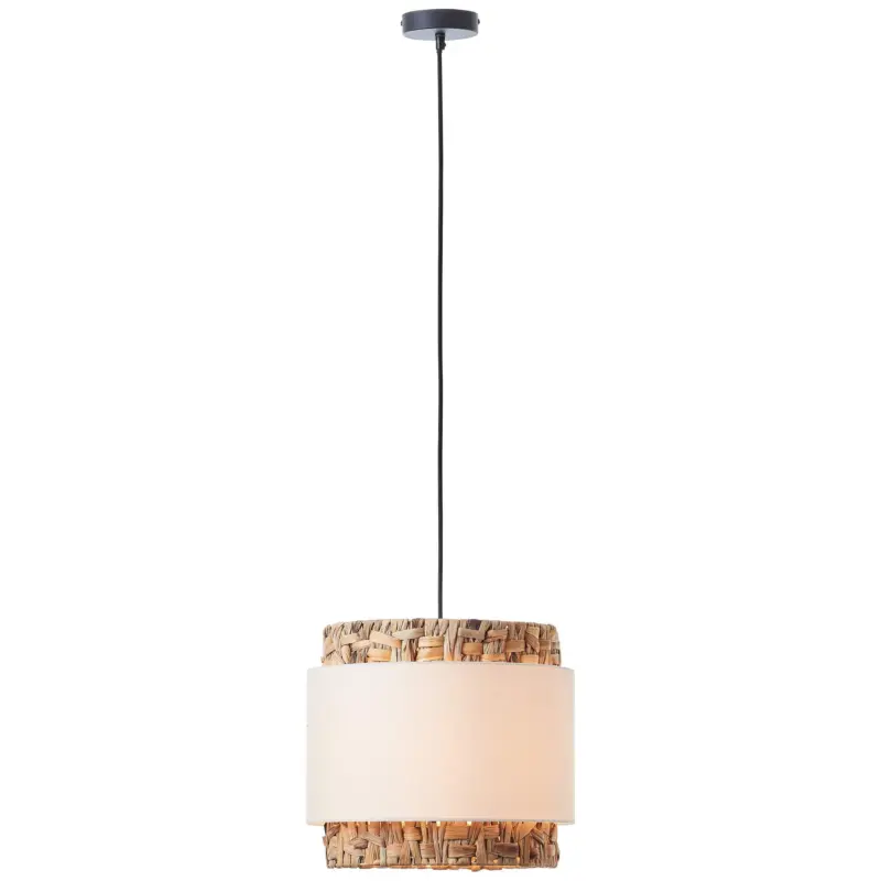 H&auml;ngeleuchte Waterlilly Naturfarben/Beige max. 60 Watt