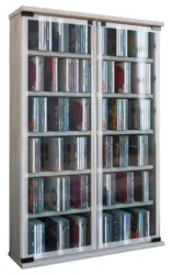 CD-Regal Galerie in Eichefarbe, B: 60 cm