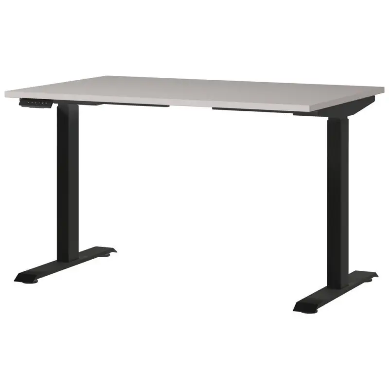 Schreibtisch 120/80/72-118 cm Schwarz, Kaschmir elektrisch h&ouml;henverstellbar