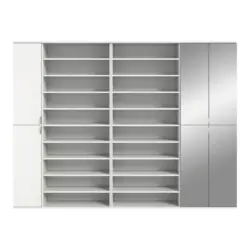 Garderobe 4-teilig in 251/193/34 cm