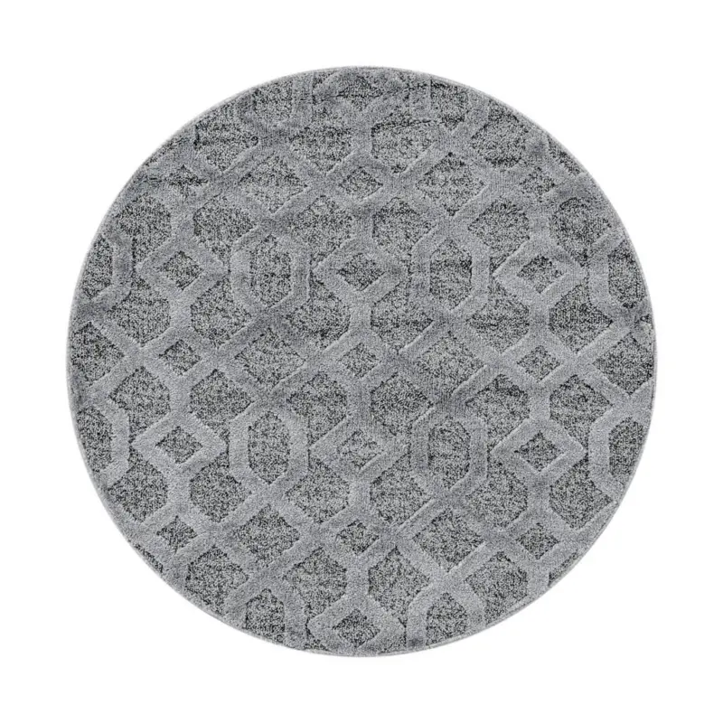 Webteppich 80 cm Pisa 4702 grau Grau