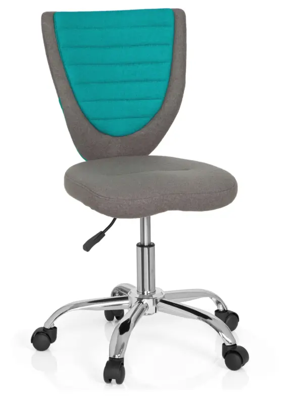 Jugenddrehstuhl Kiddy Comfort ca.41x94x41cm Grau,T&uuml;rkis