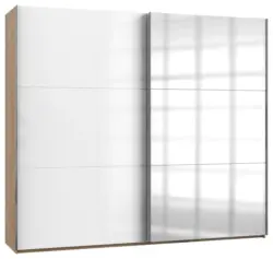 Schwebet&uuml;renschrank Level 36D ca. 250x216x65 cm Wei&szlig;