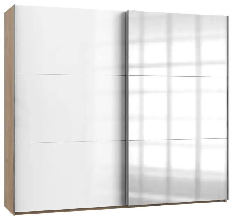 Schwebet&uuml;renschrank Level 36D ca. 250x216x65 cm Wei&szlig;