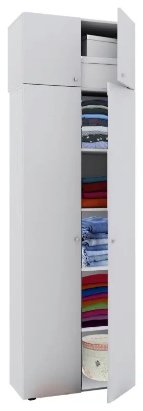 Mehrzweckschrank ''Vandol I'', in Wei&szlig;, 5-F&auml;cher