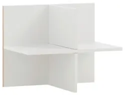 Regaleinsatz 400 Wei&szlig; ca. 47,5x38,4x32,8cm