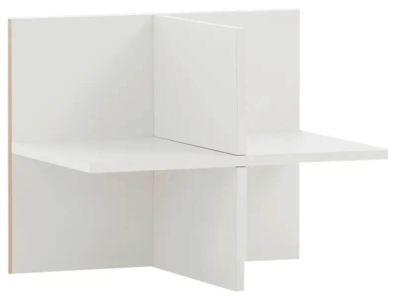 Regaleinsatz 400 Wei&szlig; ca. 47,5x38,4x32,8cm