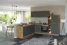 Eckk&uuml;che Florenz ohne Ger&auml;te ca. 240x270 cm Grau/Eiche