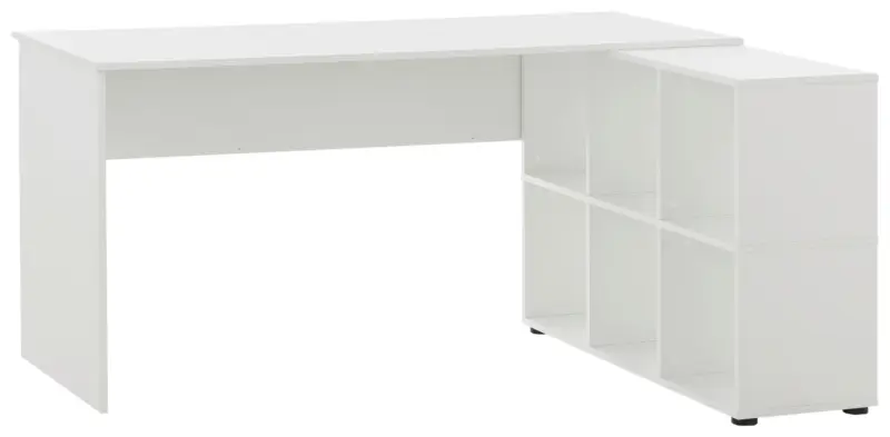 Schreibtisch Serie 500 Wei&szlig; ca. 150x73,6x121,6cm