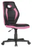 Jugenddrehstuhl Luan ca. 63x91x63 cm Pink,Schwarz