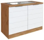 m&ouml;max Dornbirn - Ihr Trendm&ouml;belhaus in Dornbirn Sp&uuml;lenschrank Florenz ca. 120 cm Wei&szlig;/Eiche