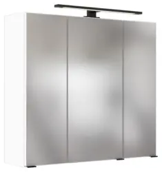 Spiegelschrank Luzern 3-t&uuml;rig ca. 70x64 cm Wei&szlig;