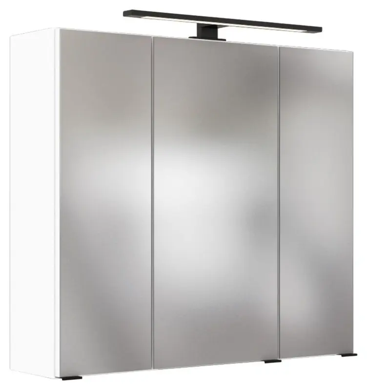 Spiegelschrank Luzern 3-t&uuml;rig ca. 70x64 cm Wei&szlig;