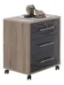 Rollcontainer Office Edition Sonoma Eiche/Anthrazit