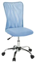 Jugenddrehstuhl Kiddy Net ca. 54x88-98x54 cm Blau