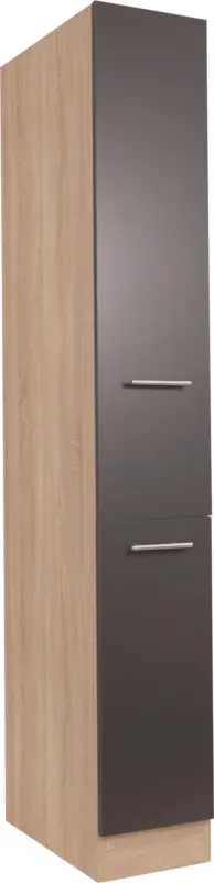 Apothekerschrank MERLE Grau/Eichefarben