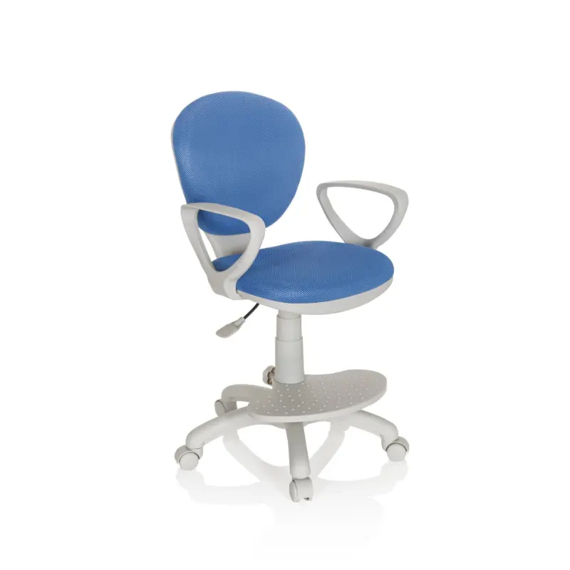 Jugenddrehstuhl Colour ca. 53x83-93x51 cm Blau/Grau