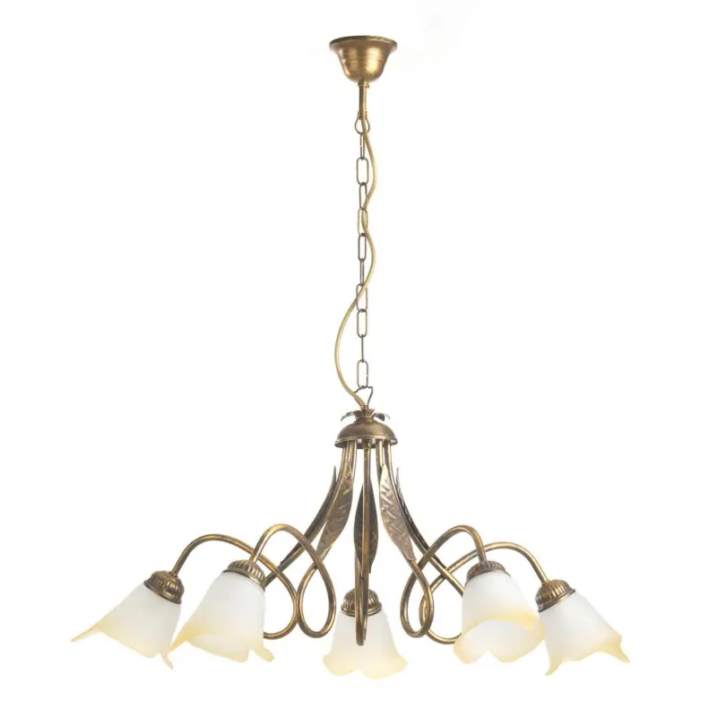 Kronleuchter Doppio Giro Bronzefarben max. 6 Watt