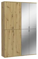 Garderobenschrank Projekt X ca. 122x193 cm Artisan Eiche
