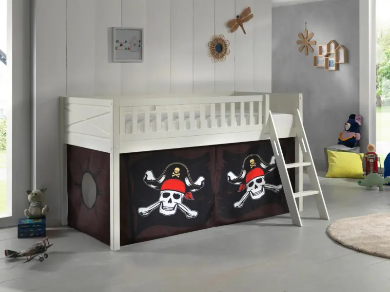 Spielbett Scott ca. 90x200 cm Wei&szlig;
