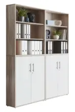 m&ouml;max Dornbirn - Ihr Trendm&ouml;belhaus in Dornbirn Aktenschrank Office Edition Sw Set 11 Wei&szlig;/Sonoma Eiche