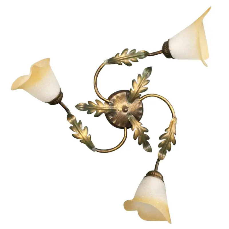 Deckenleuchte Quercia Bronze/Olivgr&uuml;n max. 6 Watt Deckenlampe