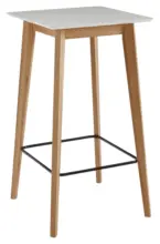 m&ouml;max Dornbirn - Ihr Trendm&ouml;belhaus in Dornbirn Bartisch Wohnling ca. 60x110x60 cm Wei&szlig;/Eiche
