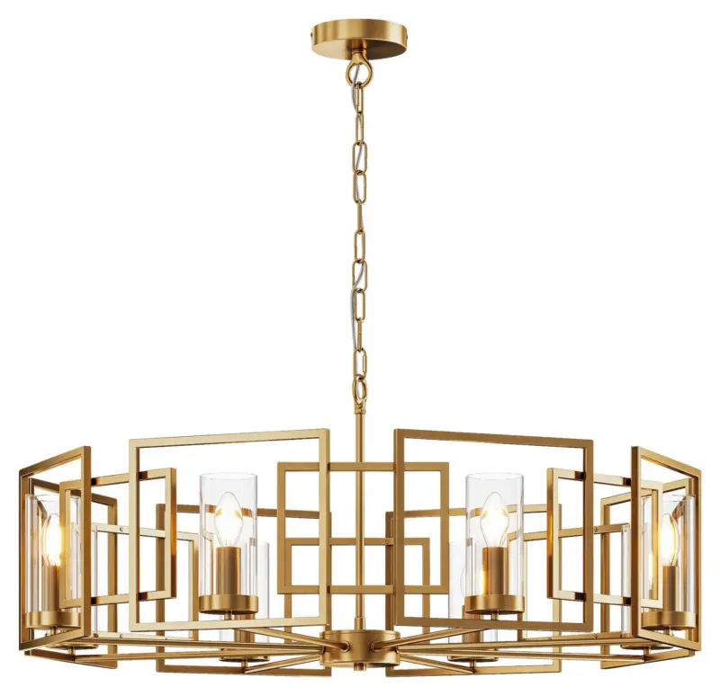 Kronleuchter Bowi Gold max. 40 Watt