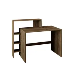 Schreibtischkombination MX Walnussfarben ca. 120x55x96cm