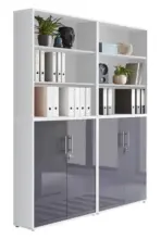 m&ouml;max Dornbirn - Ihr Trendm&ouml;belhaus in Dornbirn Aktenschrank Office Edition Sw Set 11 Wei&szlig;/Anthrazit