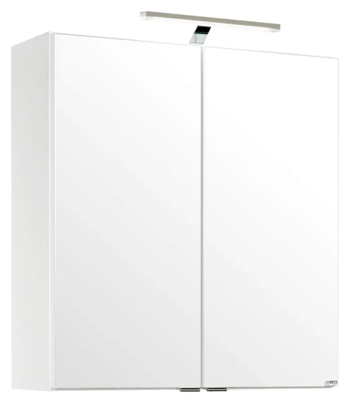 Spiegelschrank Siena mit LED ca. 60x65x20 cm 2-t&uuml;rig Wei&szlig;